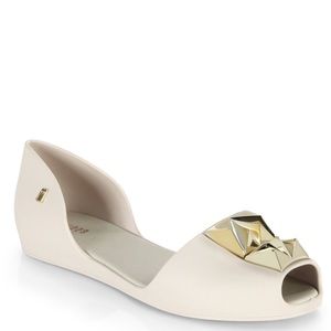 Melissa fresh bloom peeps toe flat